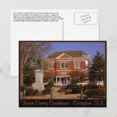 Tipton County Courthouse - Covington, TN Briefkaart (Voorkant / Achterkant)