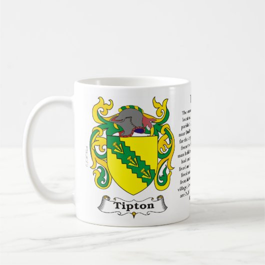 Tipton Family Coat of Arms Mok (Links)