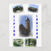 Tipton Indiana Collage Briefkaart (Voorkant)