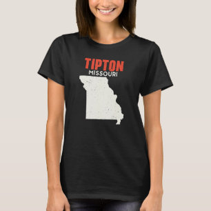 Tipton Missouri USA State America Travel Missouria T-shirt