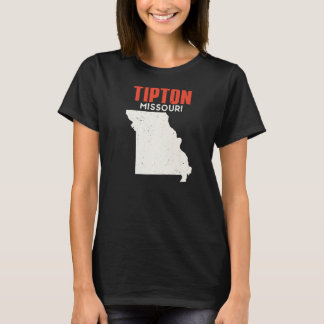 Tipton Missouri USA State America Travel Missouria T-shirt