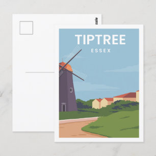 Tiptree Essex Beroemde Reisplaats Illustratie Briefkaart