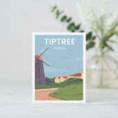 Tiptree Essex Beroemde Reisplaats Illustratie Briefkaart (Staand voorkant)