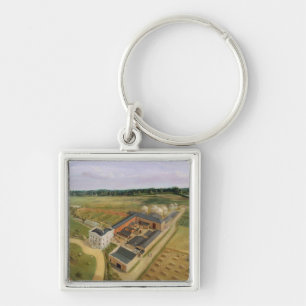Tiptree Hall en Boerderij, Essex, c.1850-60 (olie Sleutelhanger