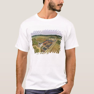 Tiptree Hall en Boerderij, Essex, c.1850-60 (olie  T-shirt