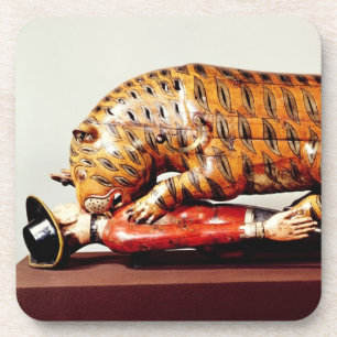 Tipu's Tiger, c.1790 (hout) Bier Onderzetter