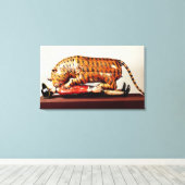 Tipu's Tiger, c.1790 (hout) Canvas Afdruk (Insitu (Houten vloer))