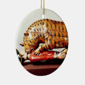 Tipu's Tiger, c.1790 (hout) Keramisch Ornament (Rechts)