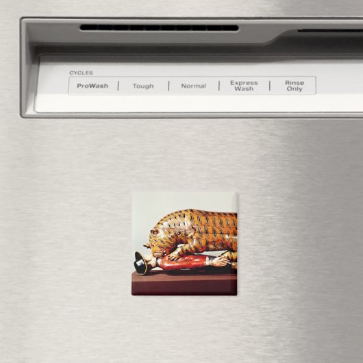 Tipu's Tiger, c.1790 (hout) Magneet (Insitu (Vaatwasser))