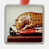 Tipu's Tiger, c.1790 (hout) Metalen Ornament (Voorkant)