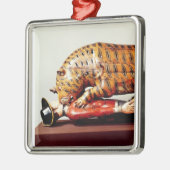 Tipu's Tiger, c.1790 (hout) Metalen Ornament (Links)