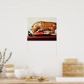 Tipu's Tiger, c.1790 (hout) Poster (Keuken)