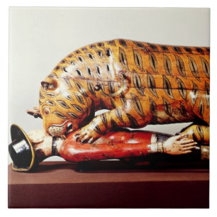 Tipu's Tiger, c.1790 (hout) Tegeltje