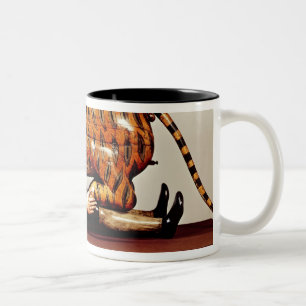 Tipu's Tiger, c.1790 (hout) Tweekleurige Koffiemok