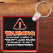 TIRADEWAARSCHUWING SLEUTELHANGER (Achterkant)