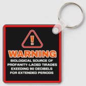 TIRADEWAARSCHUWING SLEUTELHANGER (Achterkant)