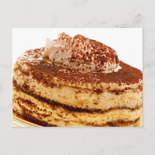 Tiramisu Briefkaart (Voorkant)