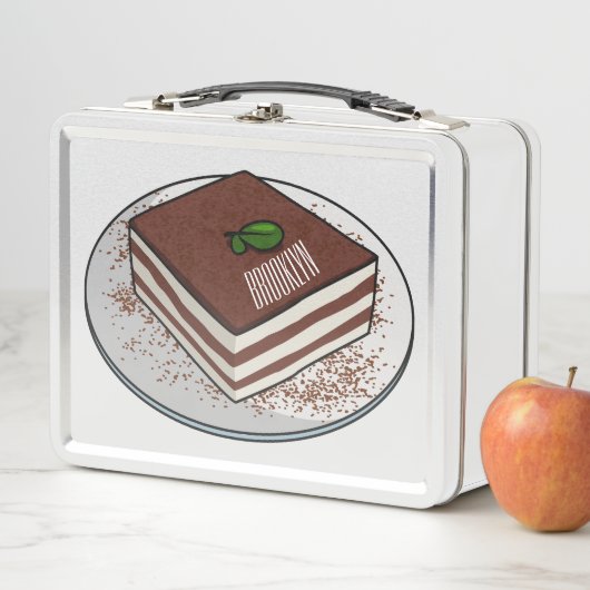 Tiramisu cake cartoon afbeelding (In situ)