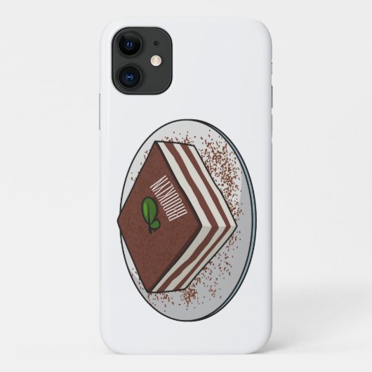 Tiramisu cake cartoon afbeelding Case-Mate iPhone case (Achterkant)