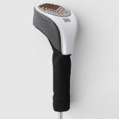 Tiramisu cake cartoon afbeelding golfheadcover (Schuin)