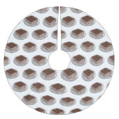 Tiramisu cake cartoon afbeelding kerstboom rok (Voorkant)