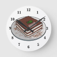 Tiramisu cake cartoon afbeelding
