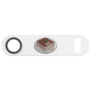 Tiramisu cake cartoon afbeelding speed flessenopener