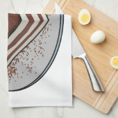 Tiramisu cake cartoon afbeelding theedoek (Quarter Fold)