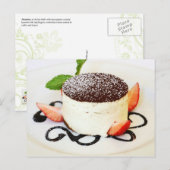 Tiramisu - een Italiaans, gelaagd dessert Briefkaart (Voorkant / Achterkant)