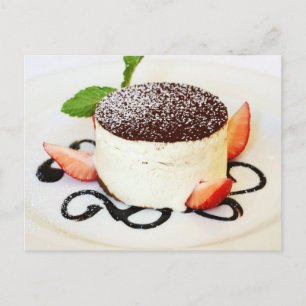 Tiramisu - een Italiaans, gelaagd dessert Briefkaart