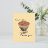 Tiramisu, ik mis je briefkaart (Staand voorkant)