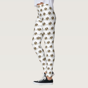 Tiramisu Italiaanse bakkerij Espresso Pastry Desse Leggings