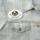 Tiramisu Italiaanse Espresso Cake Dessert Bakery Naamplaatje (In situ)