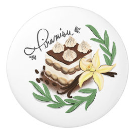 Tiramisu  keramische knop