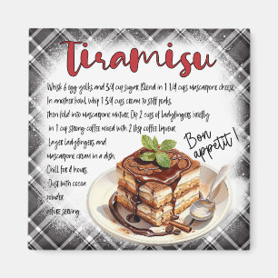 Tiramisu recept magneet