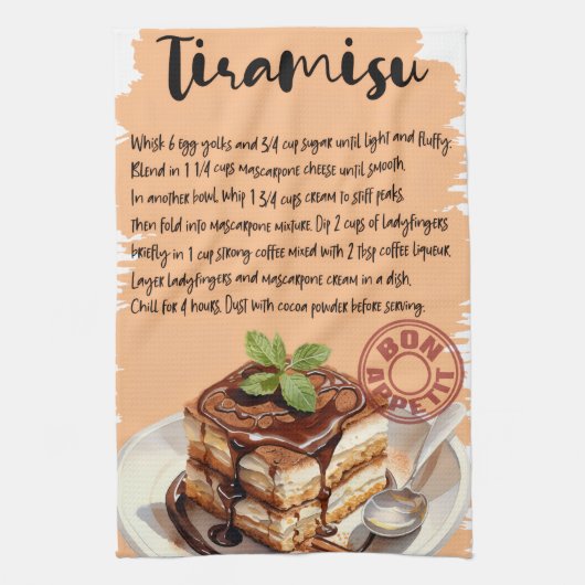 Tiramisu Recept Theedoek (Verticaal)