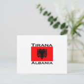 Tirana, Albanië Briefkaart (Staand voorkant)