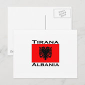 Tirana, Albanië Briefkaart (Voorkant / Achterkant)