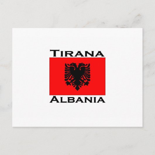 Tirana, Albanië Briefkaart (Voorkant)