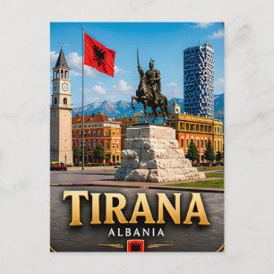 Tirana Albanië Mediterrane Ontsnapping 📍 Briefkaart