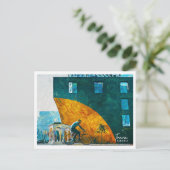 Tirana Albanië Mooi olieverflandschap Briefkaart (Staand voorkant)