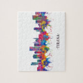 Tirana Albanië Skyline Legpuzzel (Verticaal)