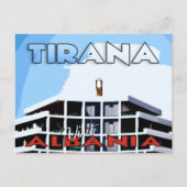 Tirana, bezoek Albanië briefkaart (Voorkant)