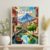 Tirana bloeit, juweel van de Balkan Perfect Poster