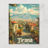 Tirana  briefkaart (Voorkant)