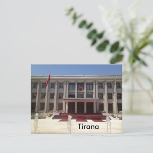 Tirana Briefkaart (Staand voorkant)