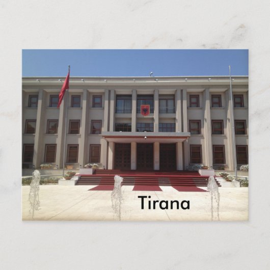Tirana Briefkaart (Voorkant)