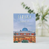 Tirana, de levendige hoofdstad van Albanië Briefkaart (Staand voorkant)
