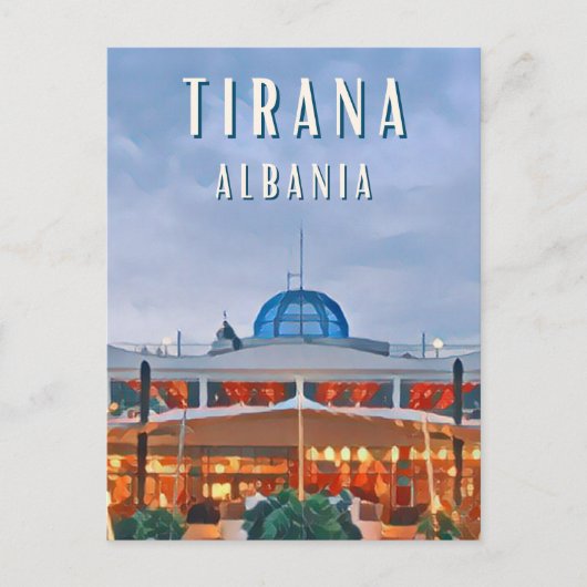 Tirana, de levendige hoofdstad van Albanië Briefkaart (Voorkant)