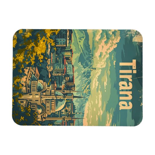 Tirana  magneet (Horizontaal)